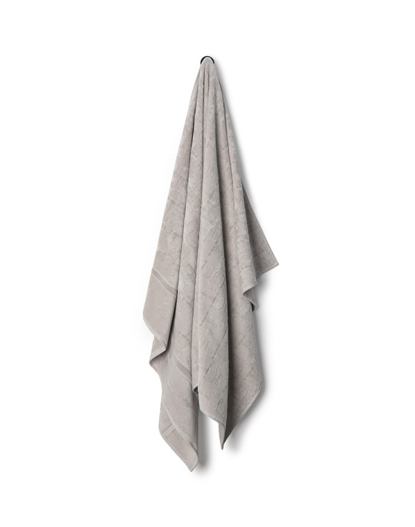 Велурена кърпа за баня GRAY 95X150