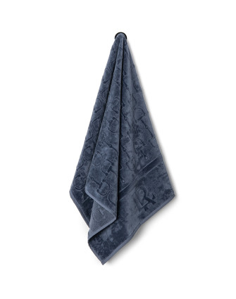 Велурена кърпа за баня NAVY 60X100