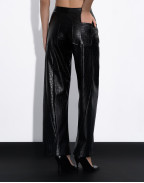 Панталони от еко кроко кожа