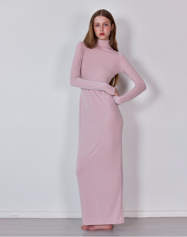 Розова рокля MAXI SLIM PINK