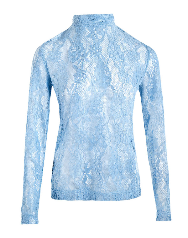 Блуза FLORAL CHANTILLY LACE BLUE