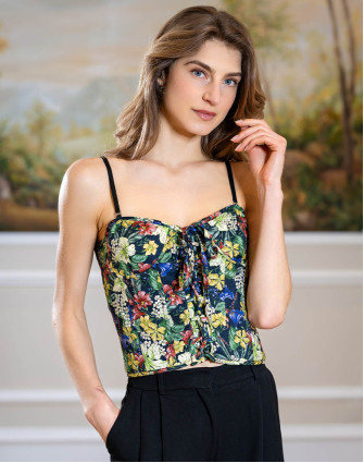 Флорален корсет MULTI FLOWERS