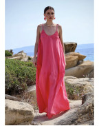 Ленена рокля GREECE PINK
