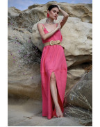 Ленена рокля GREECE PINK