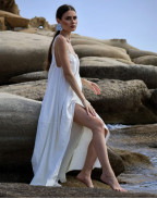Ленена рокля GREECE WHITE