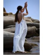 Ленена рокля GREECE WHITE