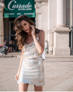 Рокля SEQUIN MINI