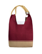 Чанта BORDEAUX & BEIGE