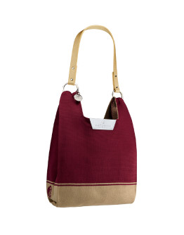 Чанта BORDEAUX & BEIGE