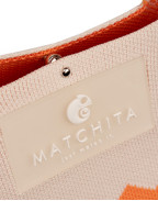 Чанта CREAMY WHITE & ORANGE & CARAMEL