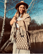 Чанта MATCHITA MOCHA LATTICE