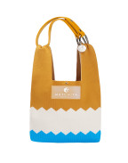 Чанта MUSTARD COLOR & WHITE & AZURE
