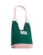 Чанта PREMIUM GREEN & SOFT PINK