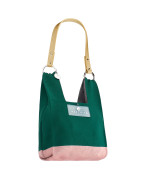 Чанта PREMIUM GREEN & SOFT PINK