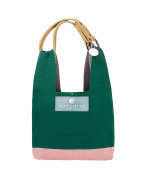 Чанта PREMIUM GREEN & SOFT PINK