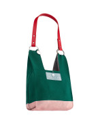 Чанта PREMIUM GREEN & SOFT PINK