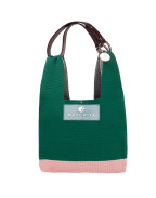Чанта PREMIUM GREEN & SOFT PINK