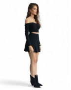 Блуза BLACK KNITTING SHORT