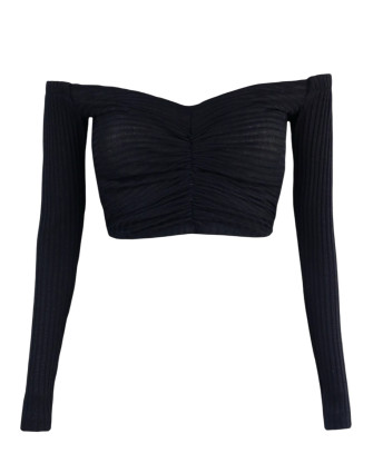 Блуза BLACK KNITTING SHORT