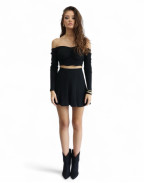 Блуза BLACK KNITTING SHORT