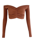 Блуза MOCHA KNITTING SHORT