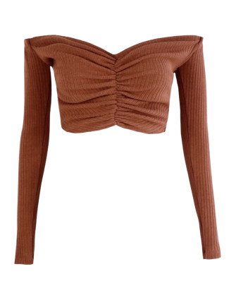 Блуза MOCHA KNITTING SHORT