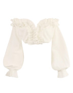 Блуза WHITE LINEN WAVES