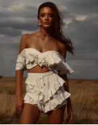 Бюстие WHITE WAVES LINEN