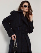 Палто PINSTRIPE LONG