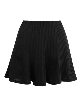 Пола BLACK KNITTING SHORT
