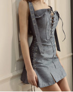 Пола DENIM WITH TIES