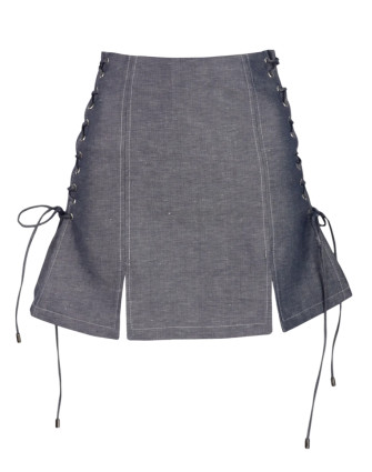 Пола DENIM WITH TIES