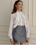 Пола DENIM WITH TIES