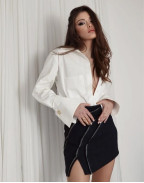 Пола LAYERED DENIM MINI