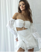 Пола WHITE COTTON EMBROIDERY