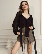 Риза BLACK CHIFFON