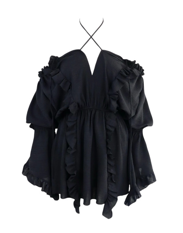 Рокля BLACK BOHEMIA WAVES