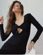 Рокля BLACK KNITTING CLASSY