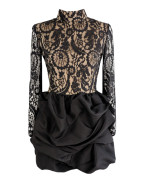Рокля BLACK LACE TAFFETA