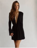 Рокля BLACK LYCRA LUX