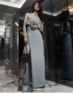 Рокля GRAY LUXURY LONG