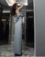 Рокля GRAY LUXURY LONG