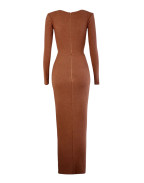 Рокля MOCHA KNITTING LONG