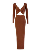 Рокля MOCHA KNITTING LONG