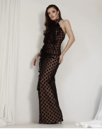 Рокля POLKA NOIR MAXI