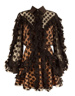 Рокля POLKA RUFFLE MINI