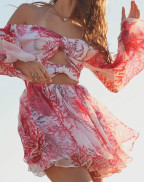 Рокля RED CORAL LUX