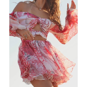 Рокля RED CORAL LUX