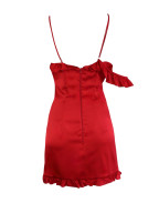 Рокля RED WAVES SATIN