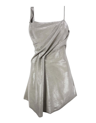 Рокля SILVER LIQUID METAL